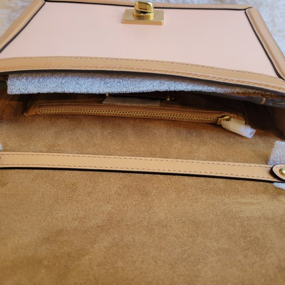 Coach Hutton Shoulder Bag In Colorblock - Picture 10 of 12